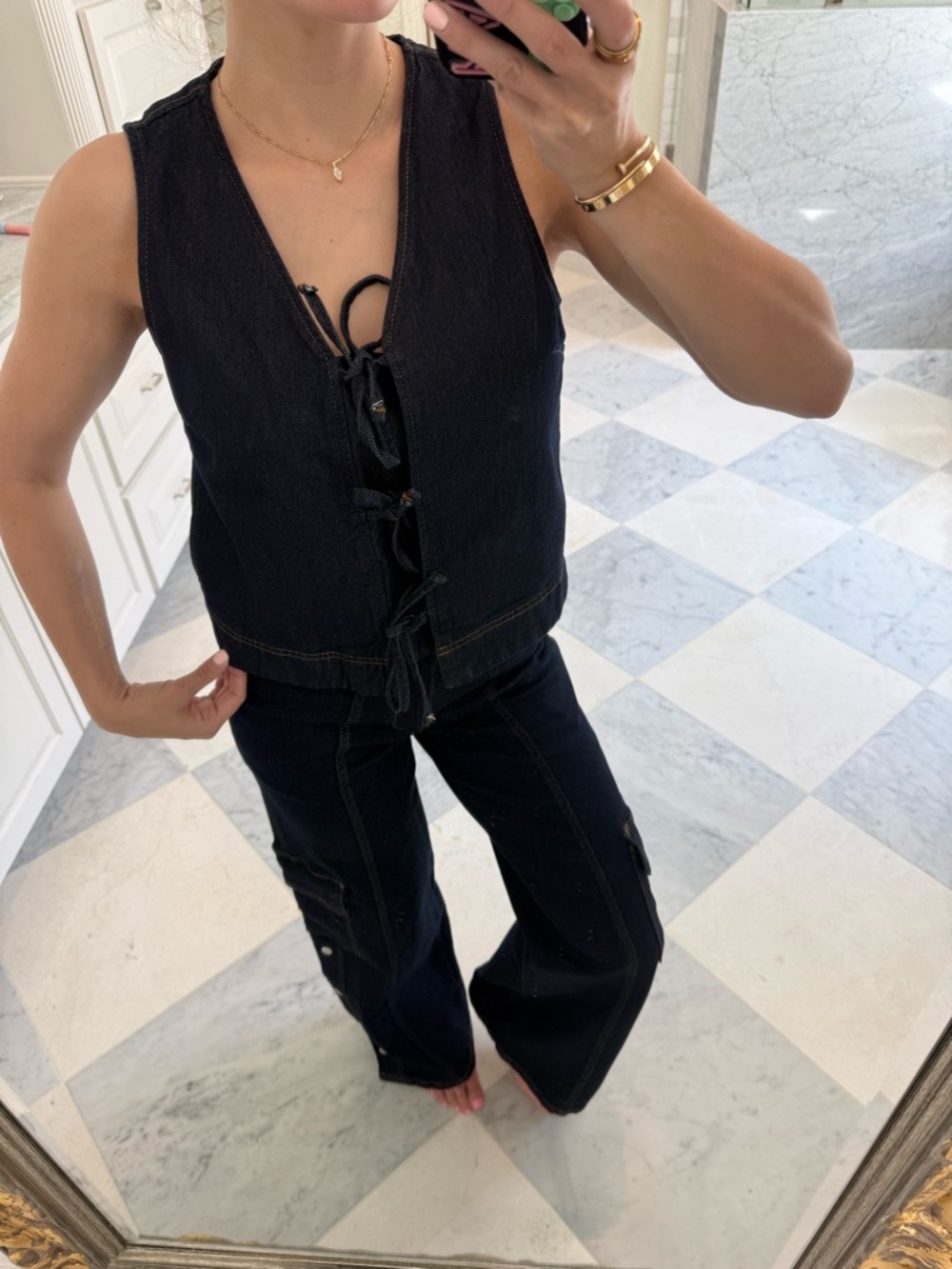 ALIGNE denim set (3 pieces)